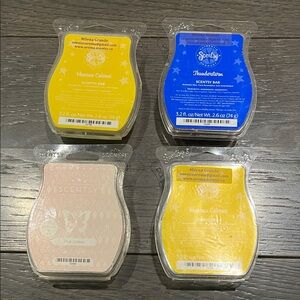 4 scentsy wax bars